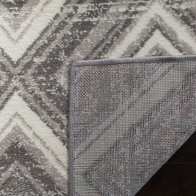 Skyler SKY120 Power Loomed Indoor Runner Rug - Grey/Ivory - 2'x14' - Safavieh