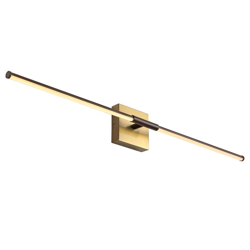 JONATHAN Y Makena 16.25" Modern Minimalist Dimmable Integrated LED Metal Wall Sconce, Oil Rubbed Bronze