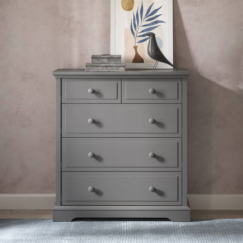 Child Craft Universal Select Chest 4 Drawer Dresser - Cool Gray