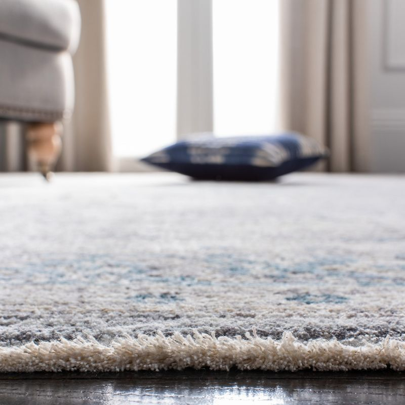 Dream DRM411 Power Loomed Indoor Area Rug - Grey/Blue - 6'7"x6'7" - Safavieh