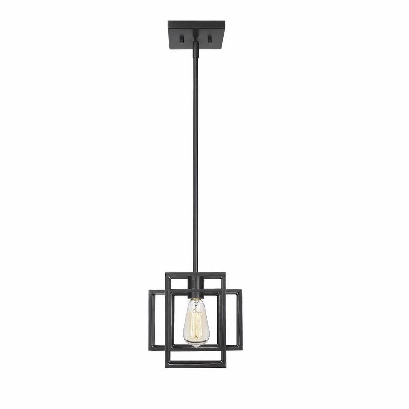 Z-Lite Titania 1 - Light Pendant in  Matte Black