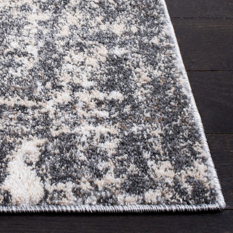Aston ASN705 Power Loomed Indoor Area Rug - Grey/Ivory - 9'x12' - Safavieh
