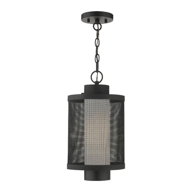 Livex Lighting Nottingham 1 - Light Pendant in  Textured Black