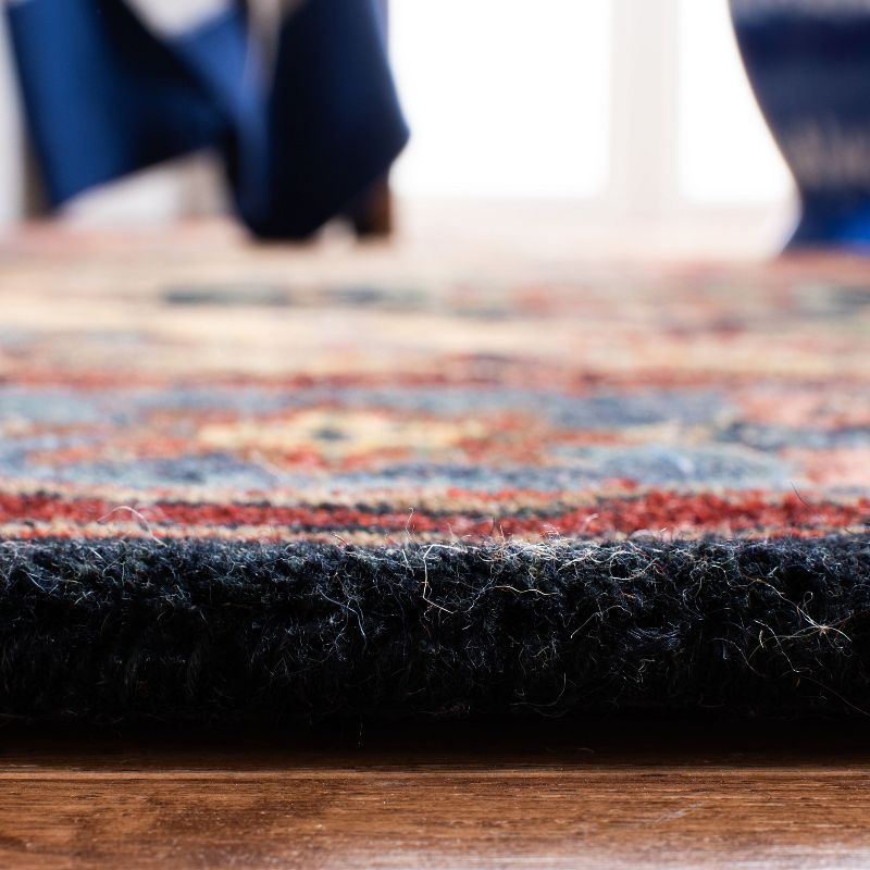 Heritage HG926 Hand Tufted Area Rug - Red/Multi - 7'6"x9'6" - Safavieh.