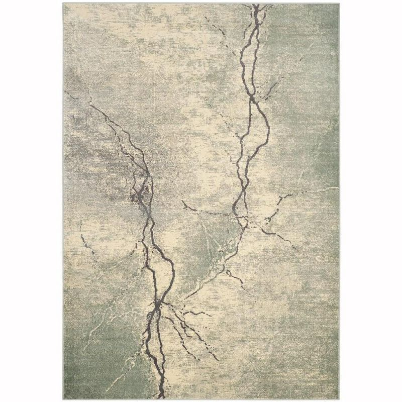 Constellation Vintage CNV748 Loomed Indoor Area Rug - Light Grey/Multi - 5'3"x7'6" - Safavieh
