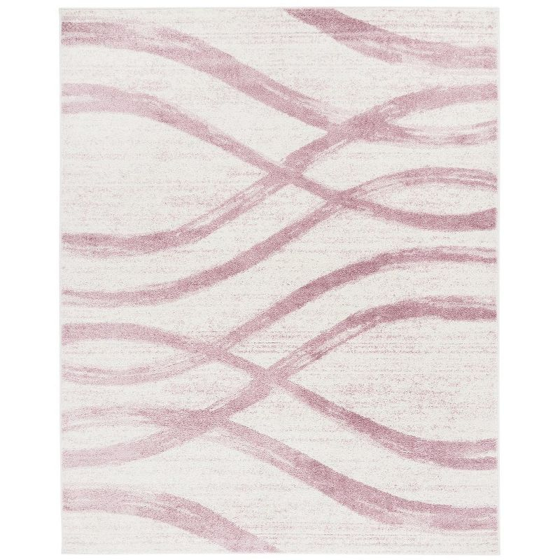 Adirondack ADR125 Machine Made Indoor Area Rug - Cream/Purple - 9'x12' - Safavieh