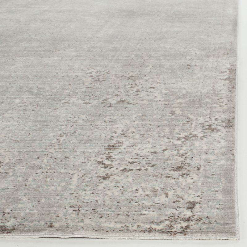 Valencia VAL205 Power Loomed Indoor Runner Rug - Grey/Multi - 2'3"x8' - Safavieh