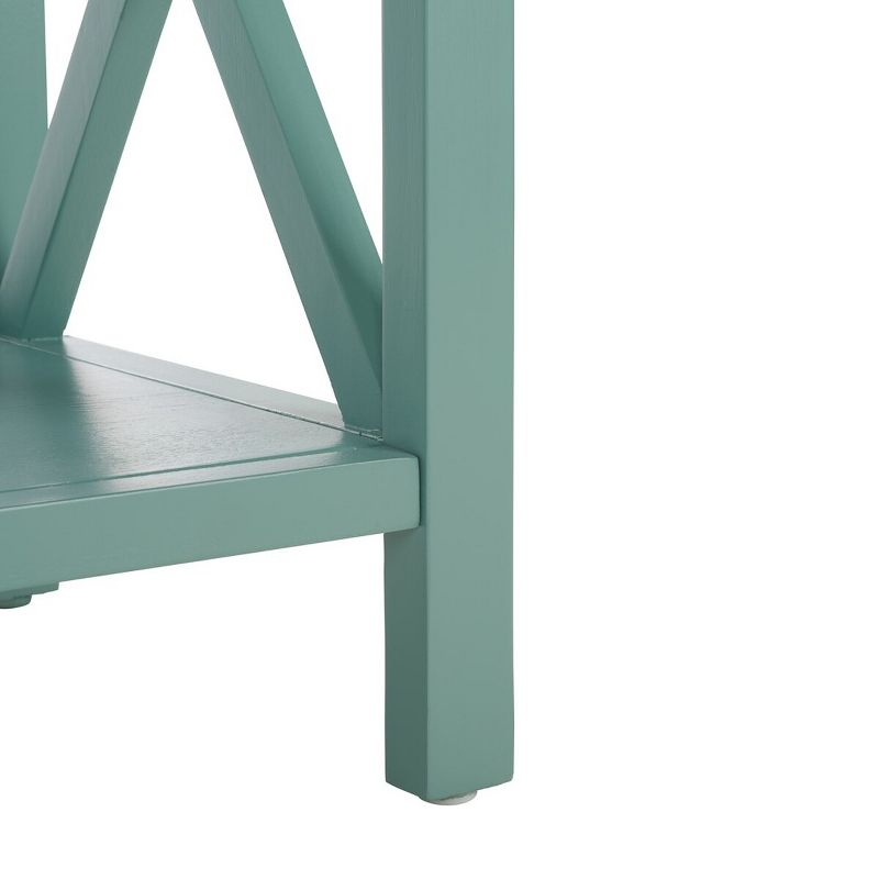 Candace End Table - Dusty Green - Safavieh.