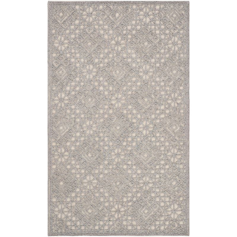 Trace TRC255 Hand Tufted Area Rug - Grey/Grey - 3'x5' - Safavieh.