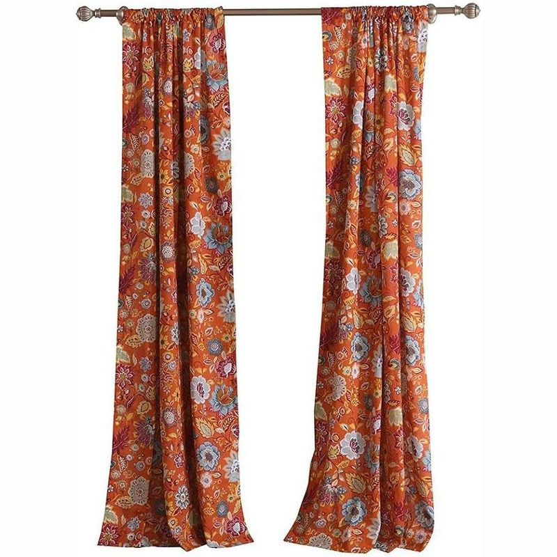 Greenland Home Fashions 1803BWP95 Astoria Spice Panel Pair 84x84