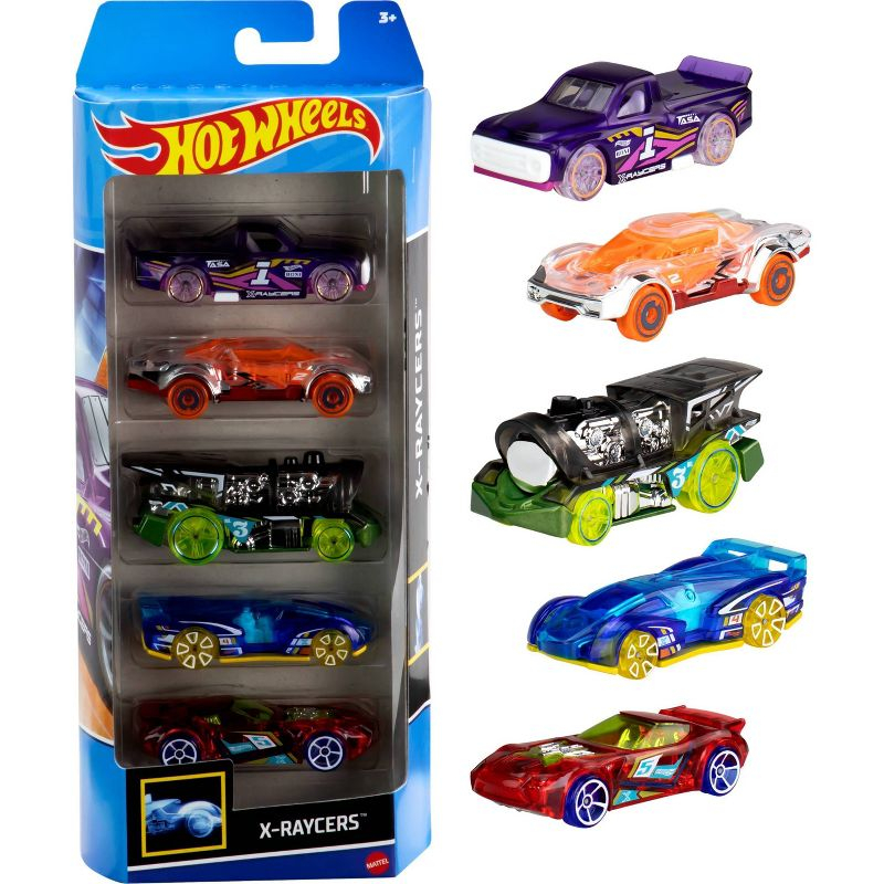 Hot Wheels Diecast  Cars -  5pk (Colors May Vary)