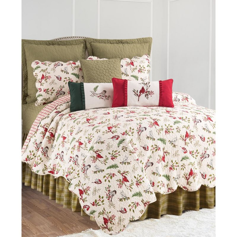 C&F Home Sprig Birds Full/Queen 3 Piece Quilt Set