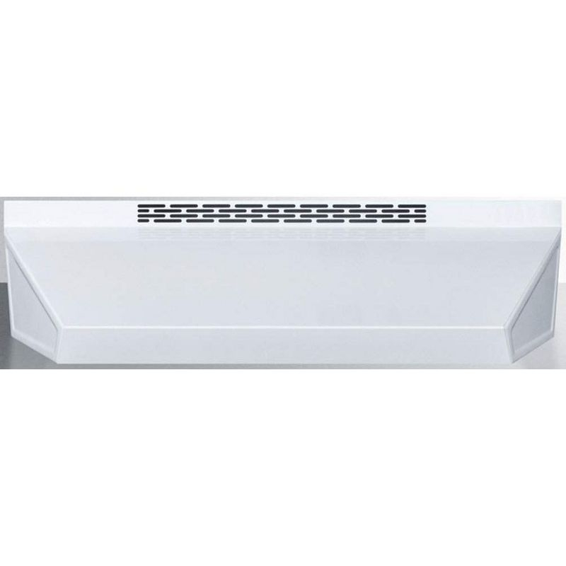 Summit Appliance 24'' Under Cabinet Convertible Range Hood - White, ADA Compliant