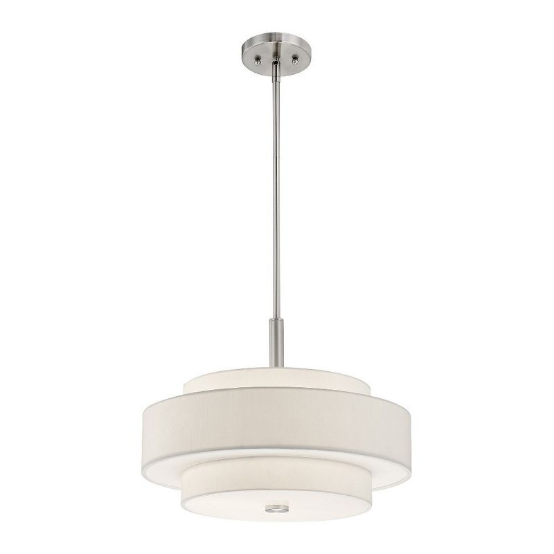 Livex Lighting Meridian 4 - Light Pendant in  Brushed Nickel