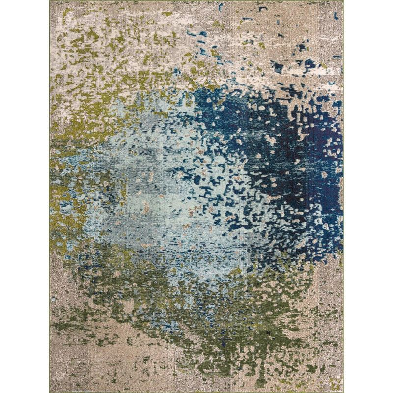 Unique Loom 9' 0 x 12' 2 Blue Estrella Vella Area Rug