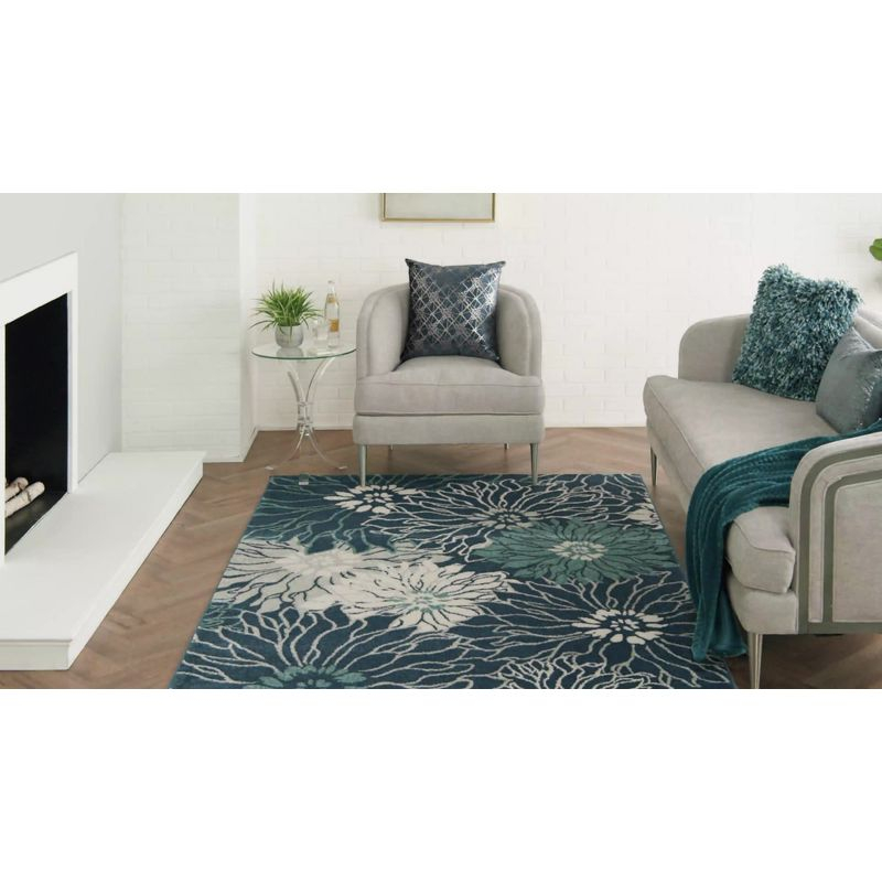 Nourison Passion Bohemian Transitional Floral Indoor Area Rug Ivory/Multi 8' x 10'