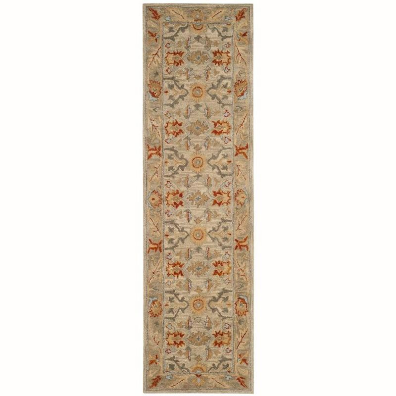 Antiquity AT63 Hand Tufted Runner Rug - Beige/Multi - 2'3"x8' - Safavieh.