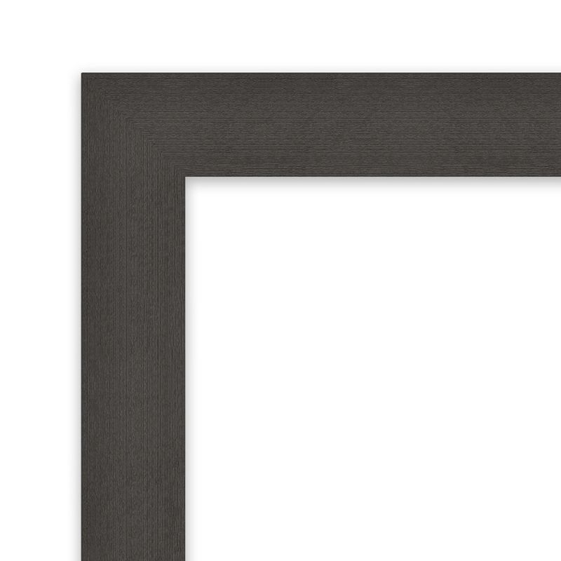 Amanti Art Blaine Light Pewter Narrow Picture Frame Opening Size 20x30 in.