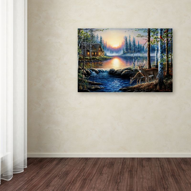 Trademark Fine Art -Chuck Black 'Total Bliss' Canvas Art - 22''x32''