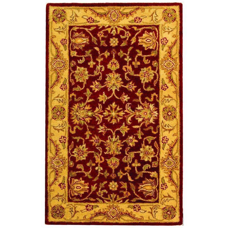 Antiquity AT312 Hand Tufted Area Rug - Red/Gold - 4'x6' - Safavieh.