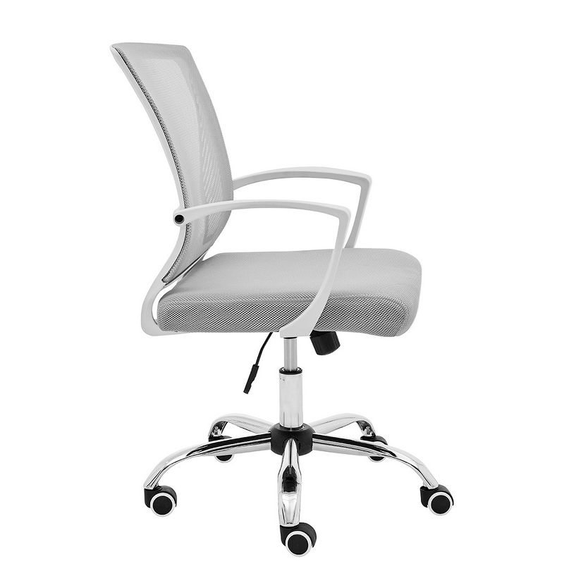 Modern Home Zuna Mid-Back Office Chair - White/Gray