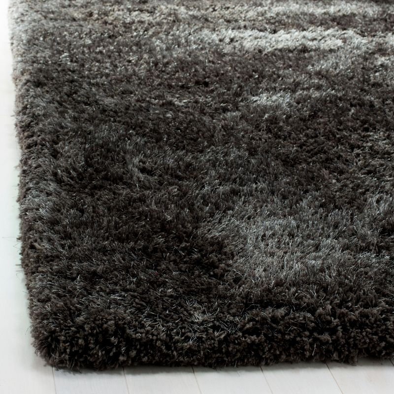 Supreme Shag SGS621 Hand Tufted Indoor Area Rug - Dark Grey - 8'x10' - Safavieh