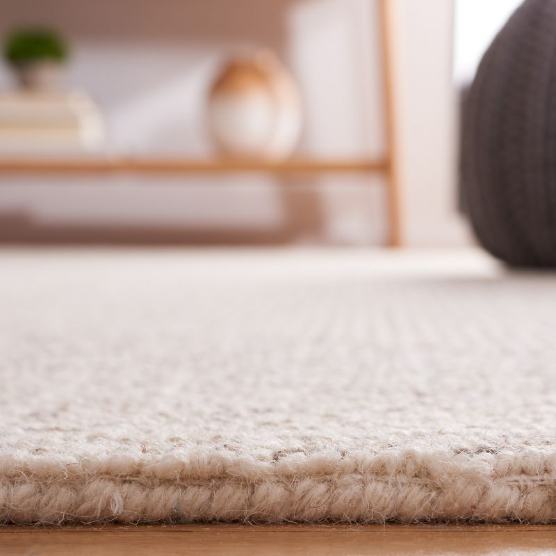 Abstract ABT480 Handmade Indoor Area Rug - Grey/Ivory - 4'x6' - Safavieh