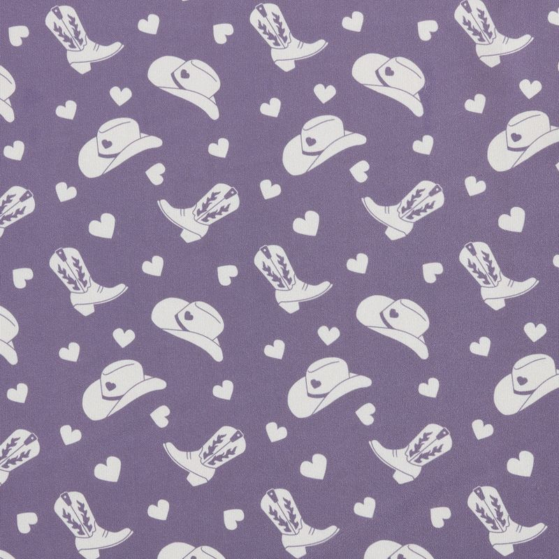 Betsey Johnson Cowgirl Disco Purple Full Sheet Set