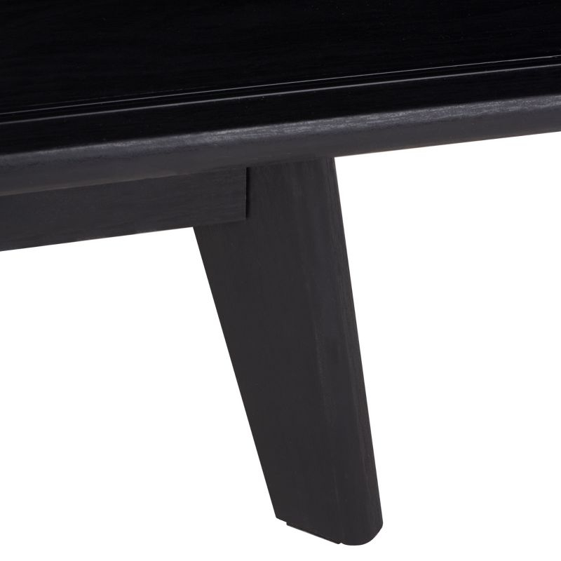 Aurelio 1 Shelf Media Stand - Black - Safavieh