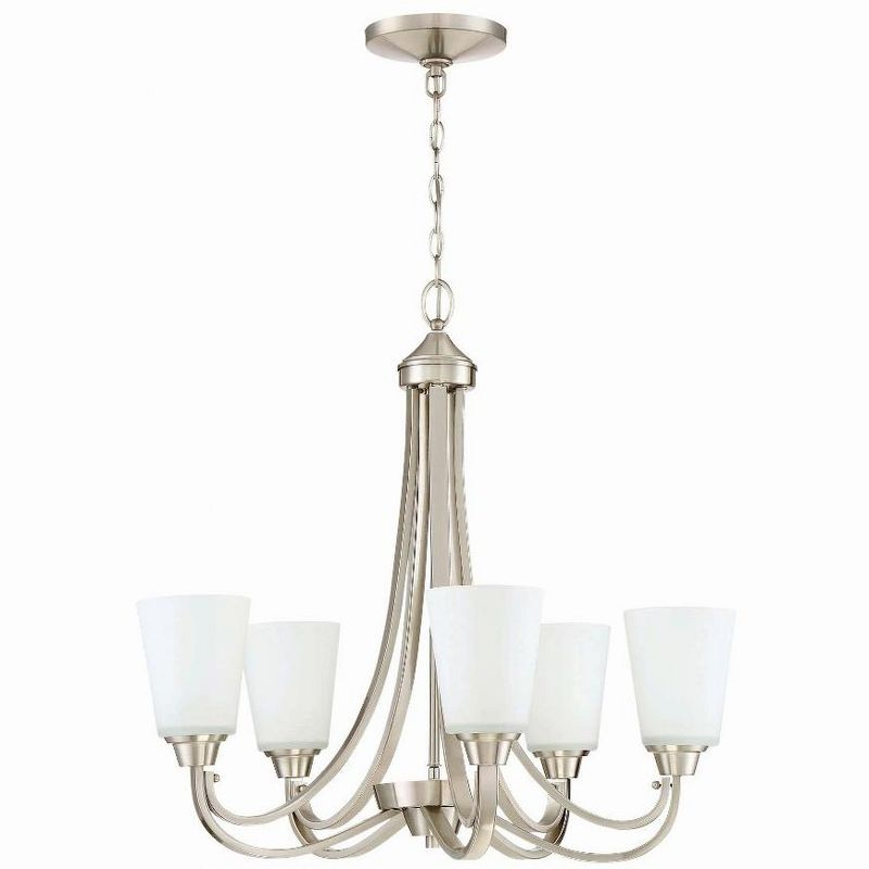 Craftmade Lighting Grace 5 - Light Chandelier in  Brushed Polished Nickel