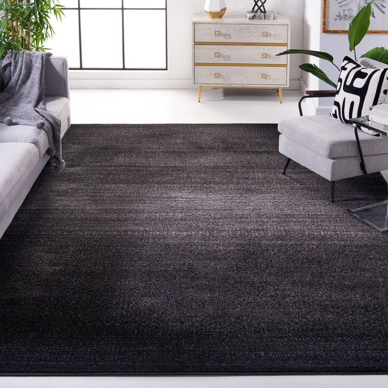 Adirondack ADR183 Machine Made Indoor Area Rug - Black/Gray - 10'x14' - Safavieh