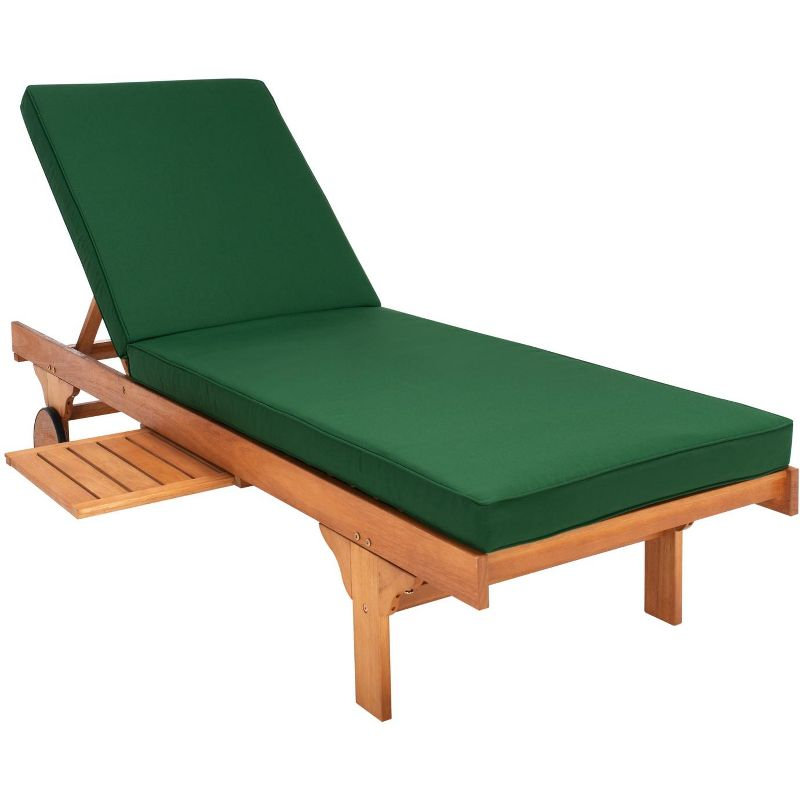 Newport Lounge Chair - Outdoor - PAT7022 - Natural/Green -Safavieh