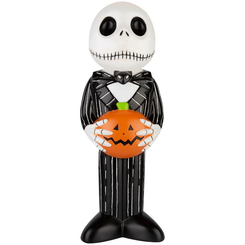 Gemmy Lighted Blow Mold Outdoor Decor Jack Skellington 24" Disney, Multi
