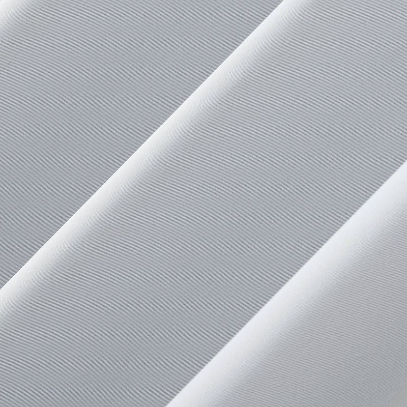54"x95" Sun Zero Blackout Kenneth Energy Saving Grommet Curtain Panel White: Modern Polyester Curtain Panel