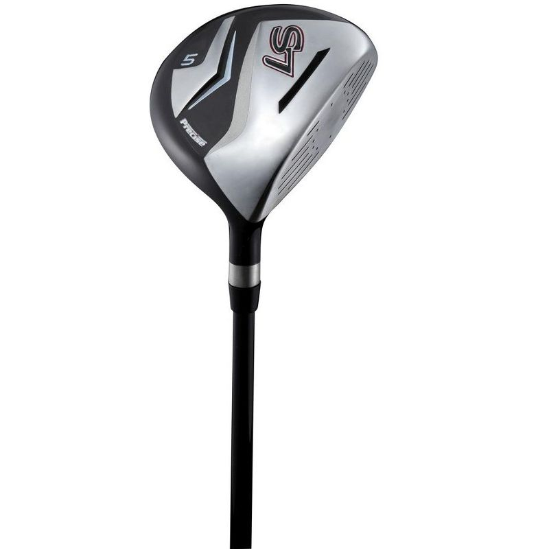 Precise S7 Men's Complete 18 Piece Right Handed Golf Clubs Package Set w/ Titanium Driver, Red Model, Tall Size