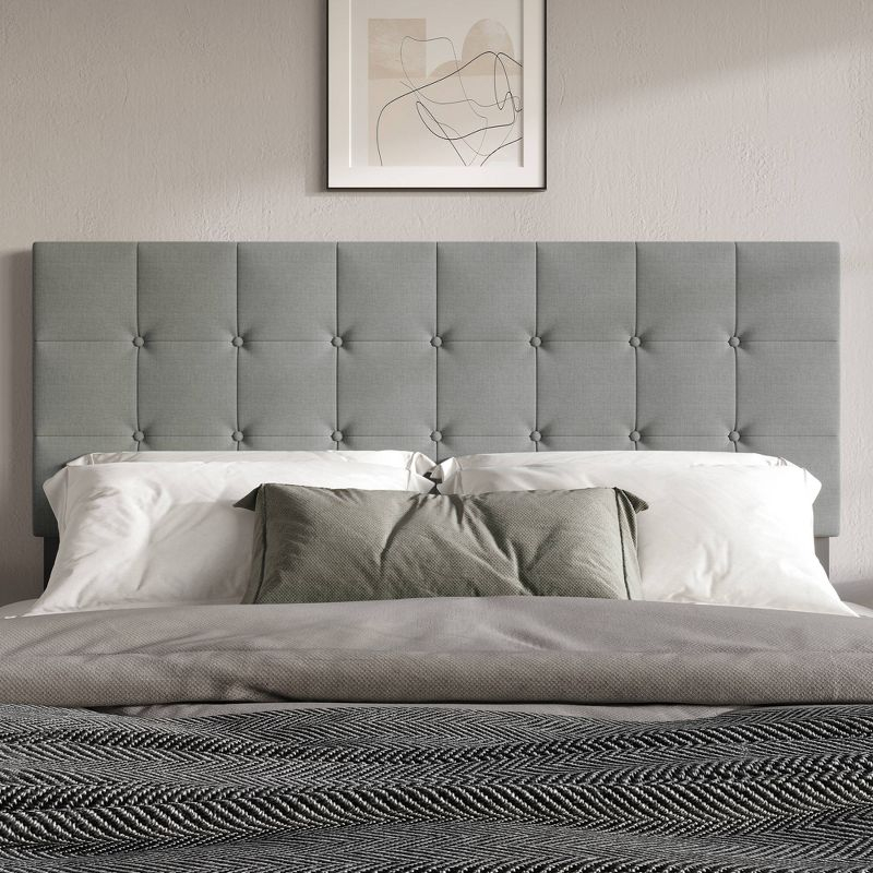 Home Design Full Ida Headboard Gray