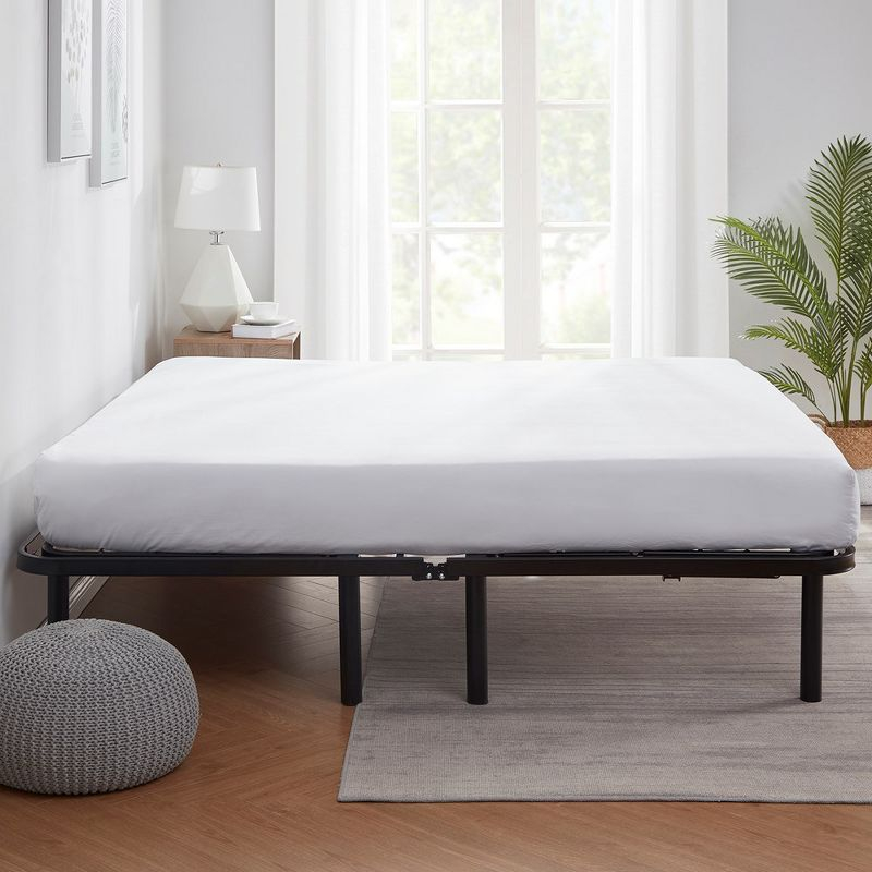 Bryt Basic Adjustable Bed Base, Queen Size Bed Frame with Motorized Head and Foot Incline and Wireless Remote