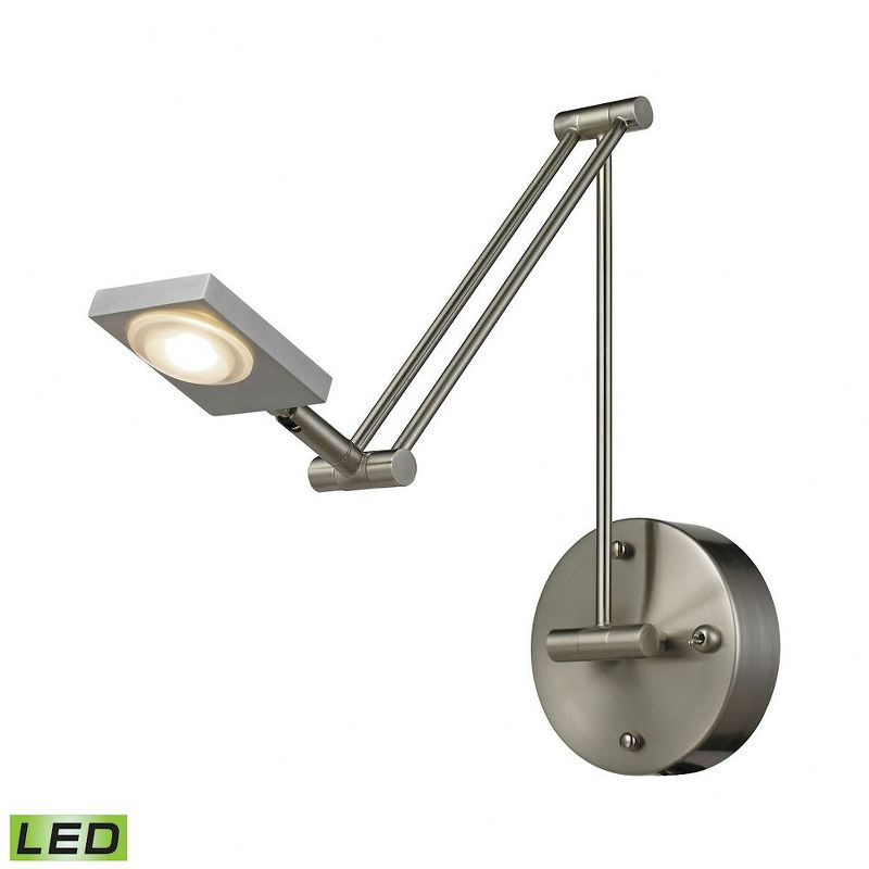 Elk Home Reilly 1 - Light Swing Arm Lamp in  Brushed Nickel