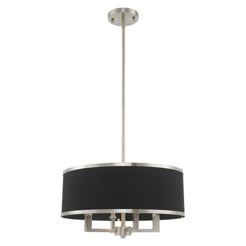 Livex Lighting Park Ridge 4 - Light Chandelier in  Brushed Nickel