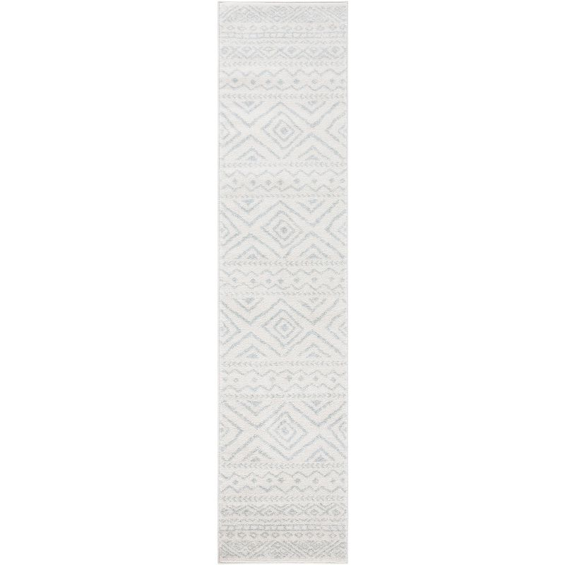 Tulum TUL267 Power Loomed Runner Rug - Ivory/Light Grey - 2'x9' - Safavieh.