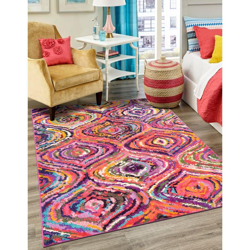 Unique Loom 9' 0 x 12' 2 Multi Estrella Magnolia Area Rug