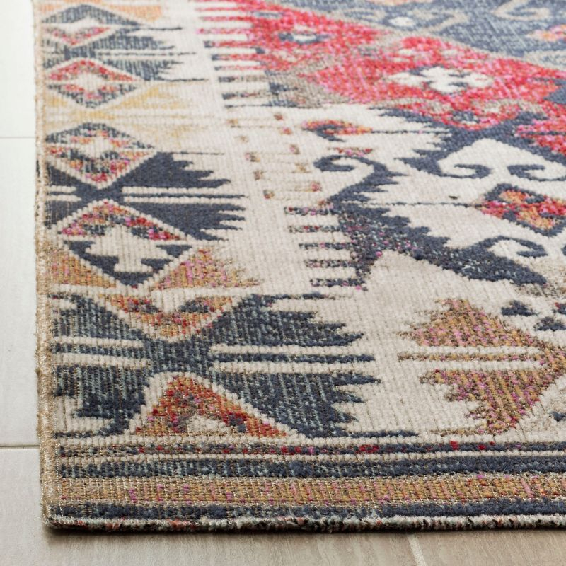 Montage MTG236 Power Loomed Indoor/Outdoor Area Rug - Rust/Multi - 8'x10' - Safavieh.