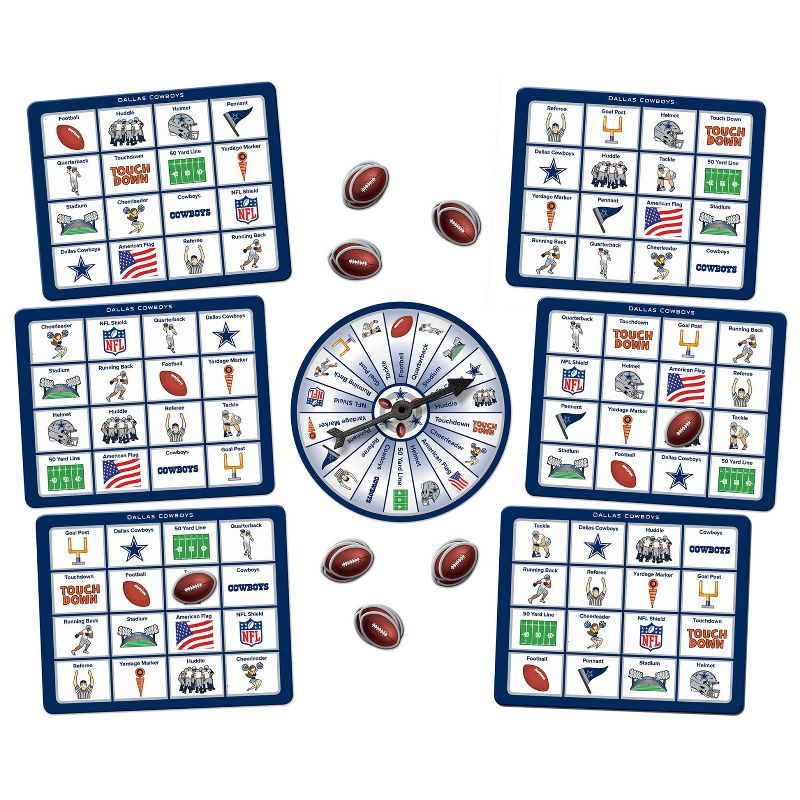 MasterPieces Officially Licensed NFL Dallas Cowboys Bingo Game