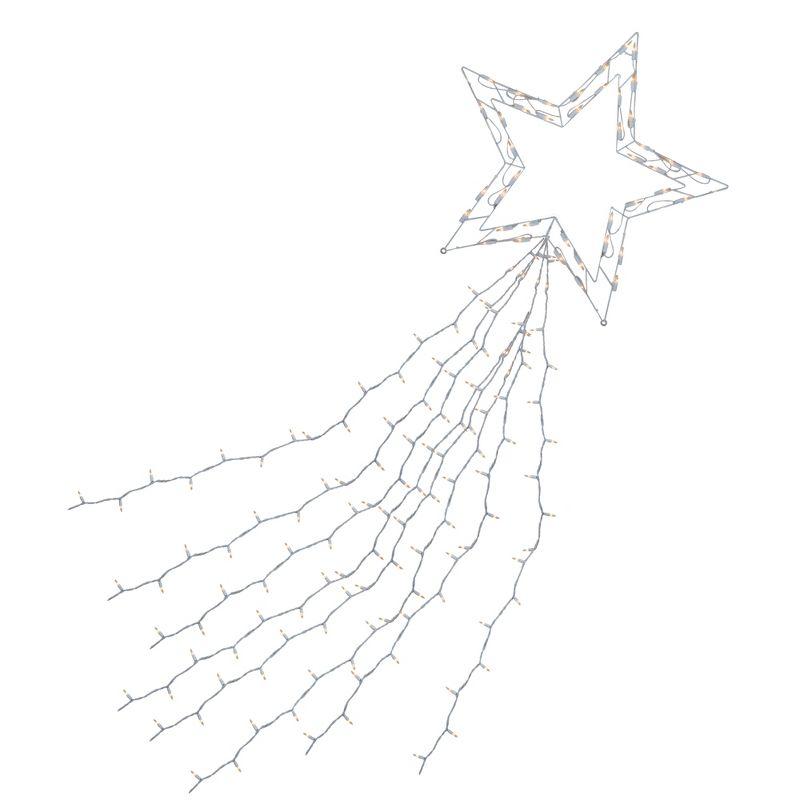 J. Hofert Co Lighted Shooting Star Outdoor Christmas Decoration - 22' - Clear Lights
