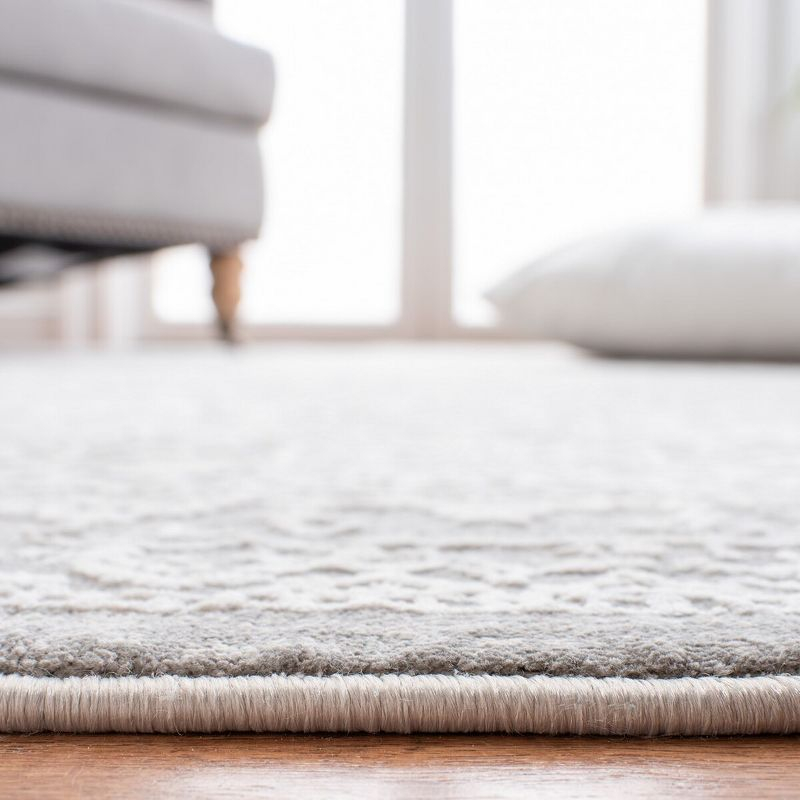 Princeton PRN712 Power Loomed Indoor Area Rug - Grey/Beige - 4'x6' - Safavieh.