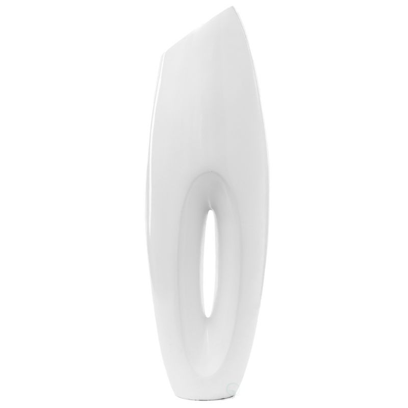 Uniquewise Tall Floor Vase, White Floor Vase, Home Decor, 29-inch Vase, Decorative Lightweight Vase, Small