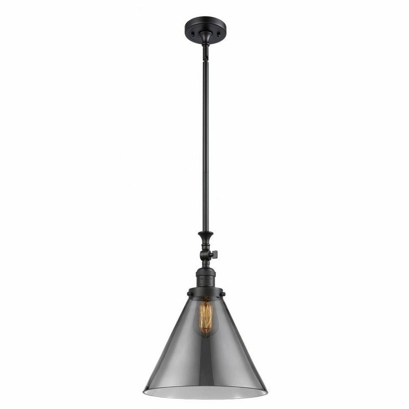 Innovations Lighting Cone 1 - Light Pendant in  Matte Black