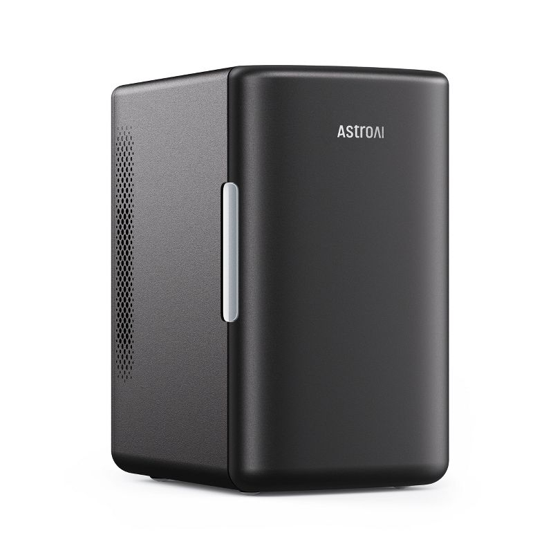 AstroAI Mini Fridge 6 Liter/8 Cans Makeup Skincare Fridge AC/DC Black