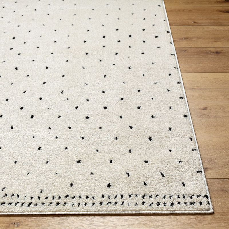 Mark & Day Monisha 2'8"x7'3" Runner Woven Indoor Area Rugs Ivory/Black