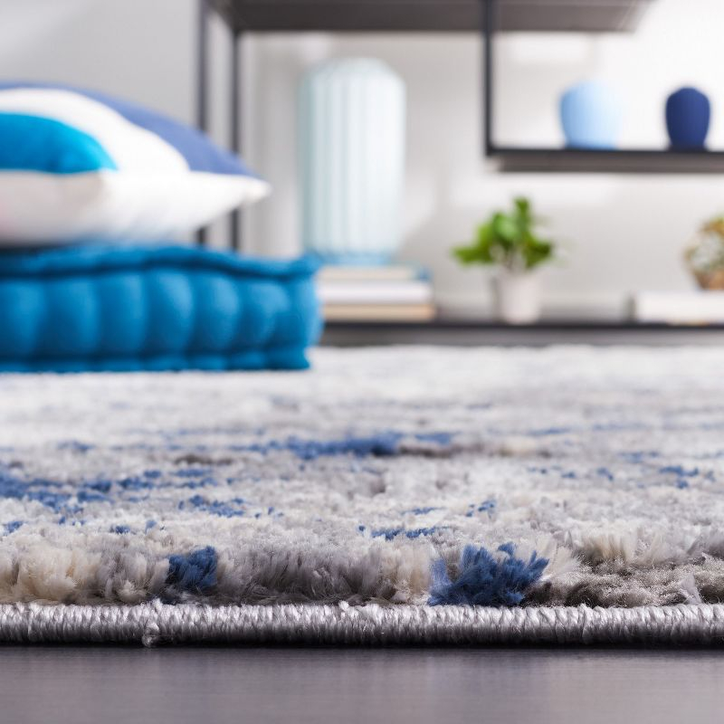 Petra PTA108 Power Loomed Indoor Area Rug - 5'3"x7'7" - Light Grey/Light Beige - Safavieh